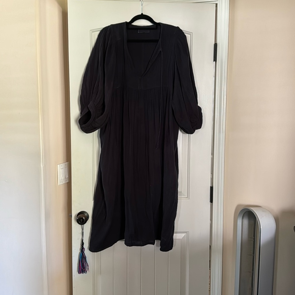Daughters of India Kyra solid modi dress